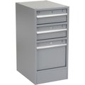 Global Industrial 3 Drawer Workbench Pedestal W/Built-In Base 606960